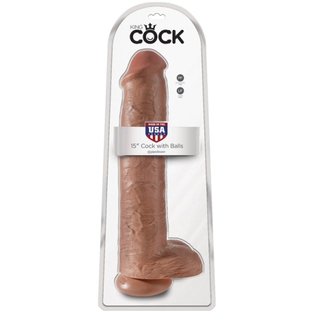 Огромный фаллос King Cock 15"
