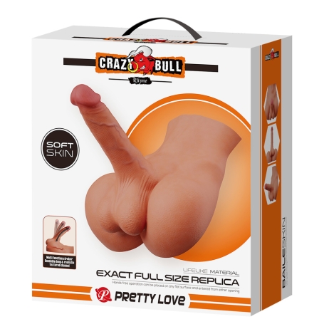 Мастурбатор-анус с фаллосом Rhyne Crazy Bull