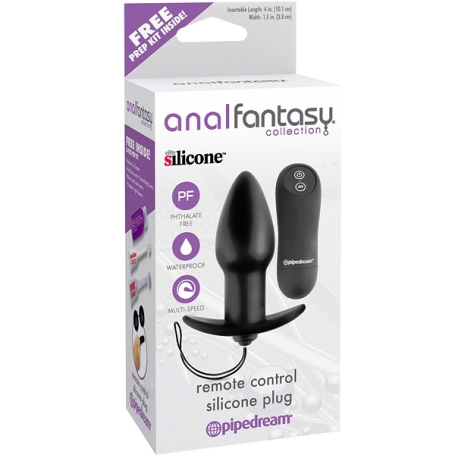 Вибро-пробка Remote Control Silicone Plug